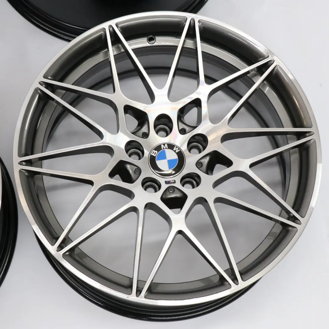 BMW F80 M3 Ferric Grey 4X Wheel Alloy Rim 20" M Star Spoke 666 9J/10J 2287501