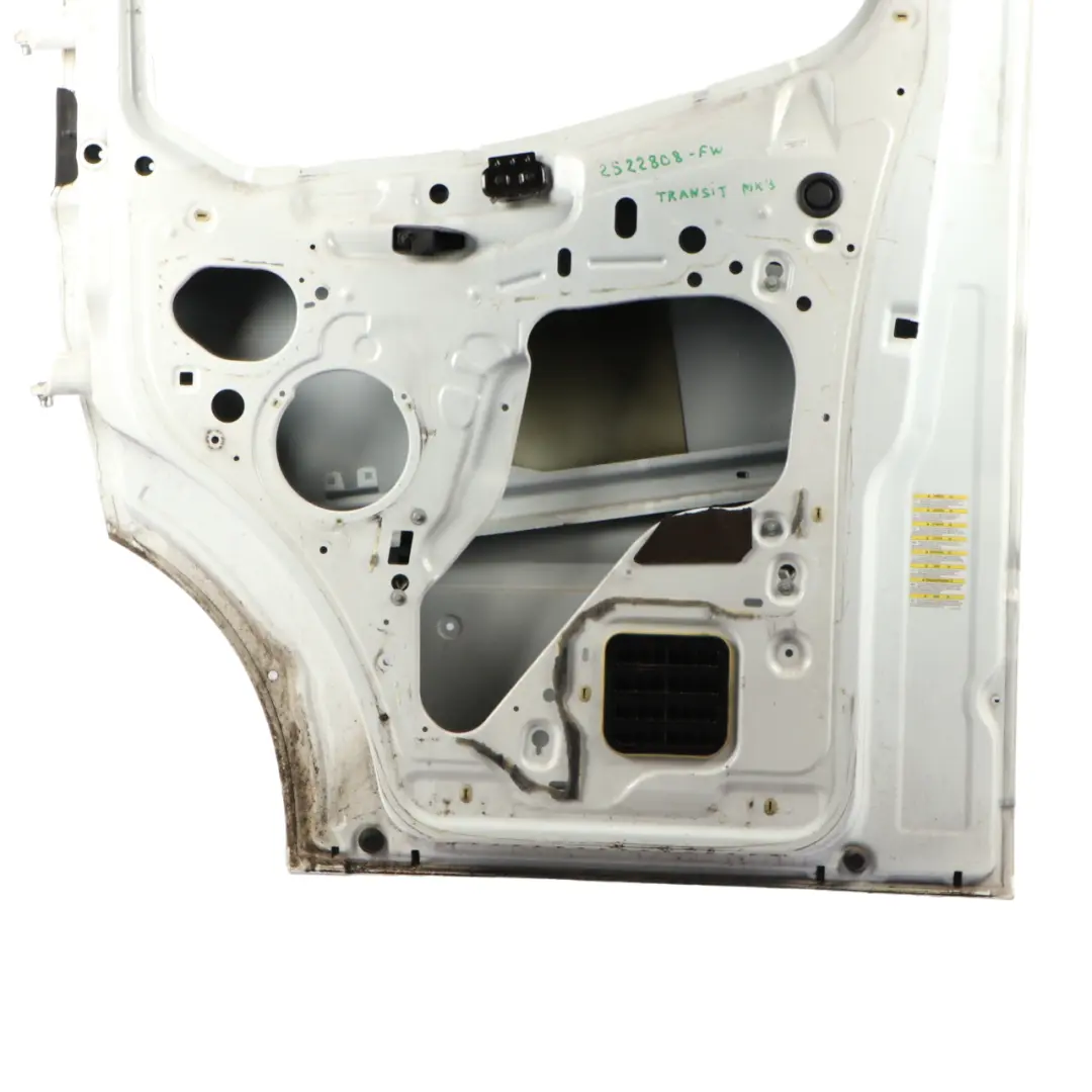 Ford Transit Mk8 Front Door Right O/S Door Cover Shell Frozen White - Z2