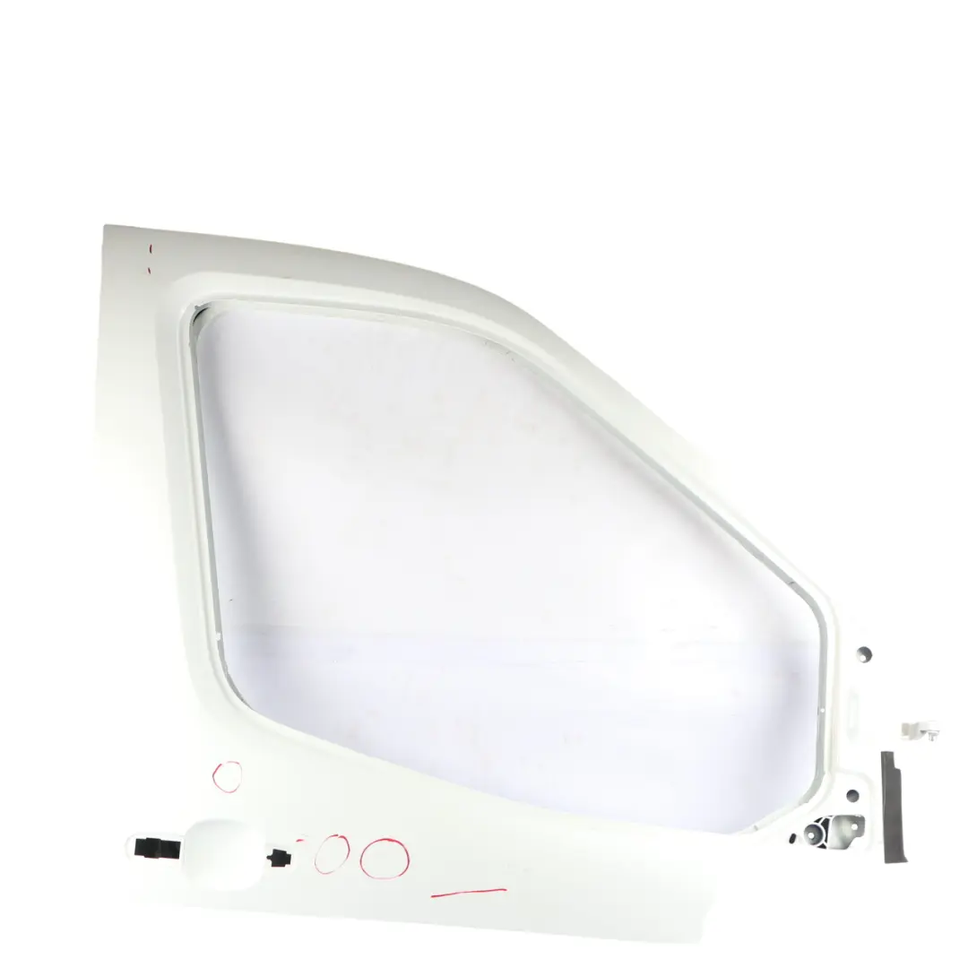 Ford Transit Mk8 Front Door Right O/S Door Cover Shell Frozen White - Z2