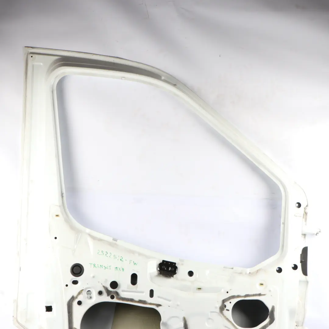 Ford Transit Mk8 Front Door Left N/S Door Cover Shell Frozen White - Z2