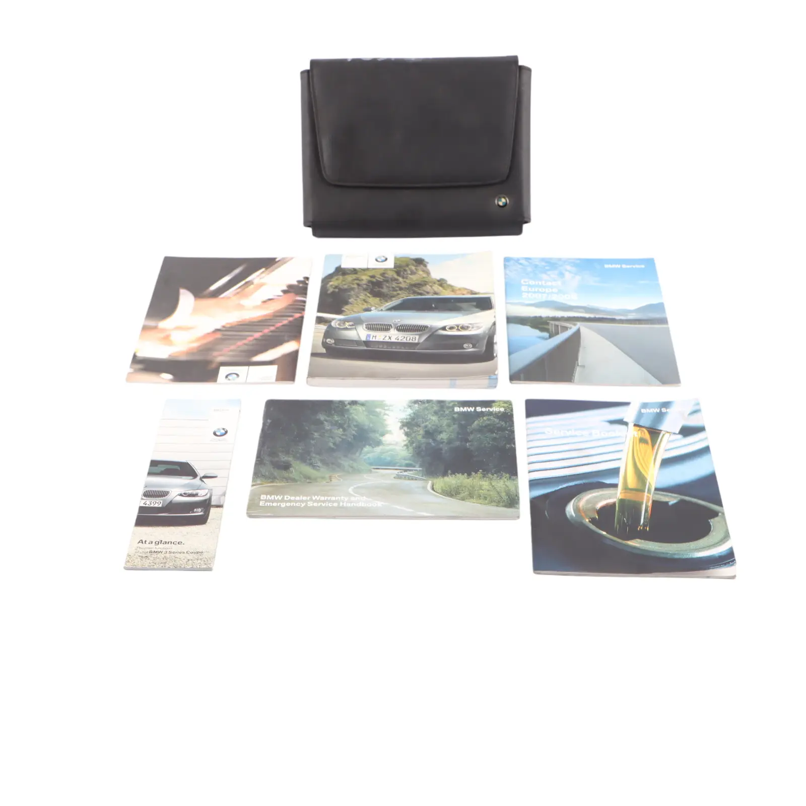 BMW E92 Service Booklet Owner's Handbook Instructions Pouch Case Wallet Set