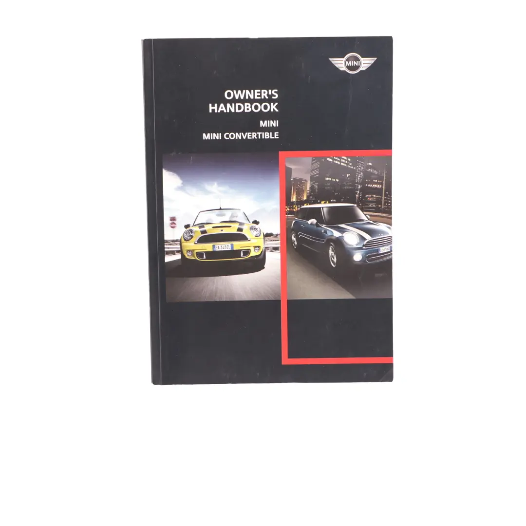 Mini R56 R57 LCI Service Booklet Owner's Handbook Pouch Case Wallet Set