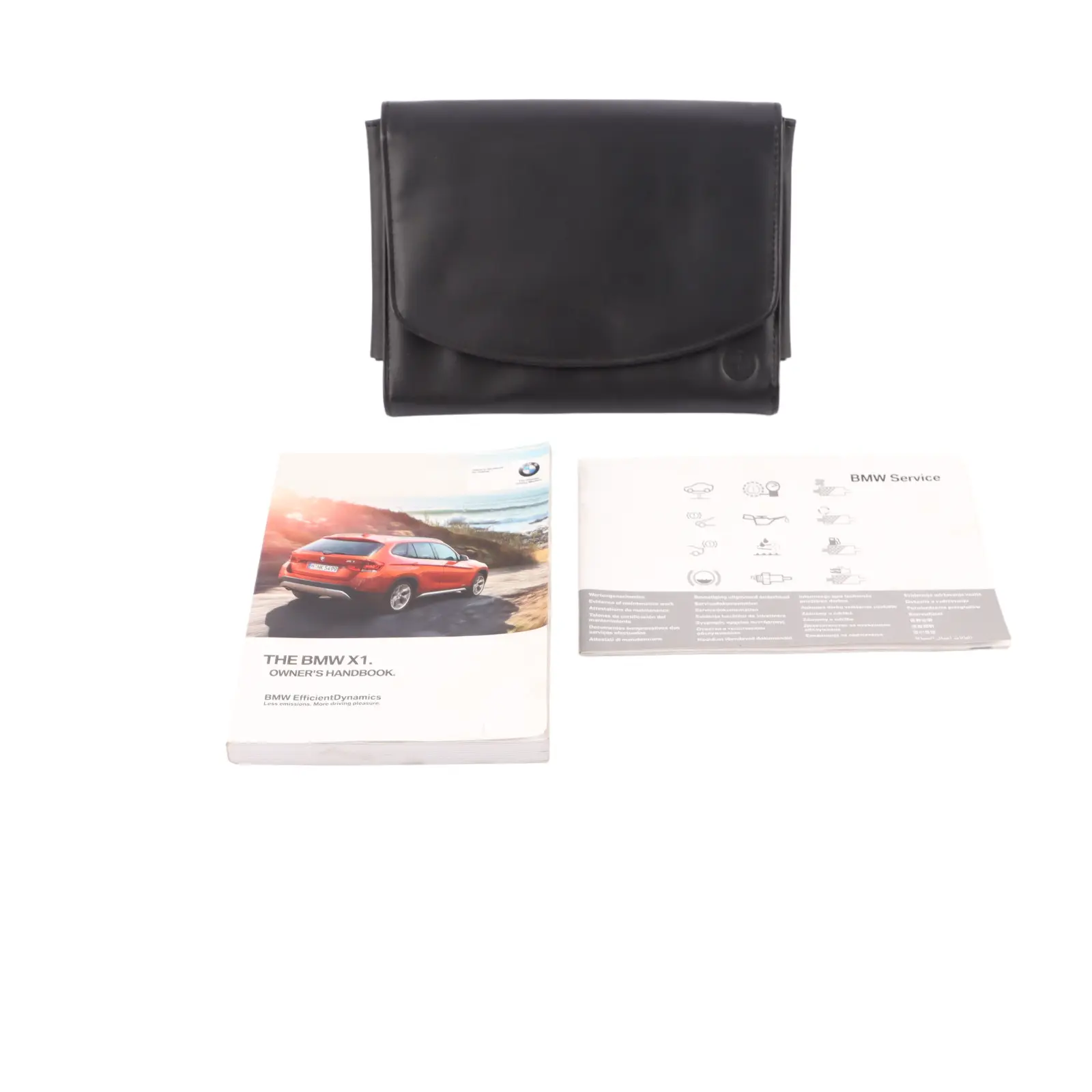 BMW X1 E84 Owner's Handbook Service Booklet Instructions Pouch Case Wallet