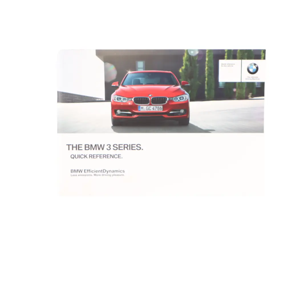 Service Booklet BMW F31 Touring Owner's Handbook Case Wallet Set 2960469