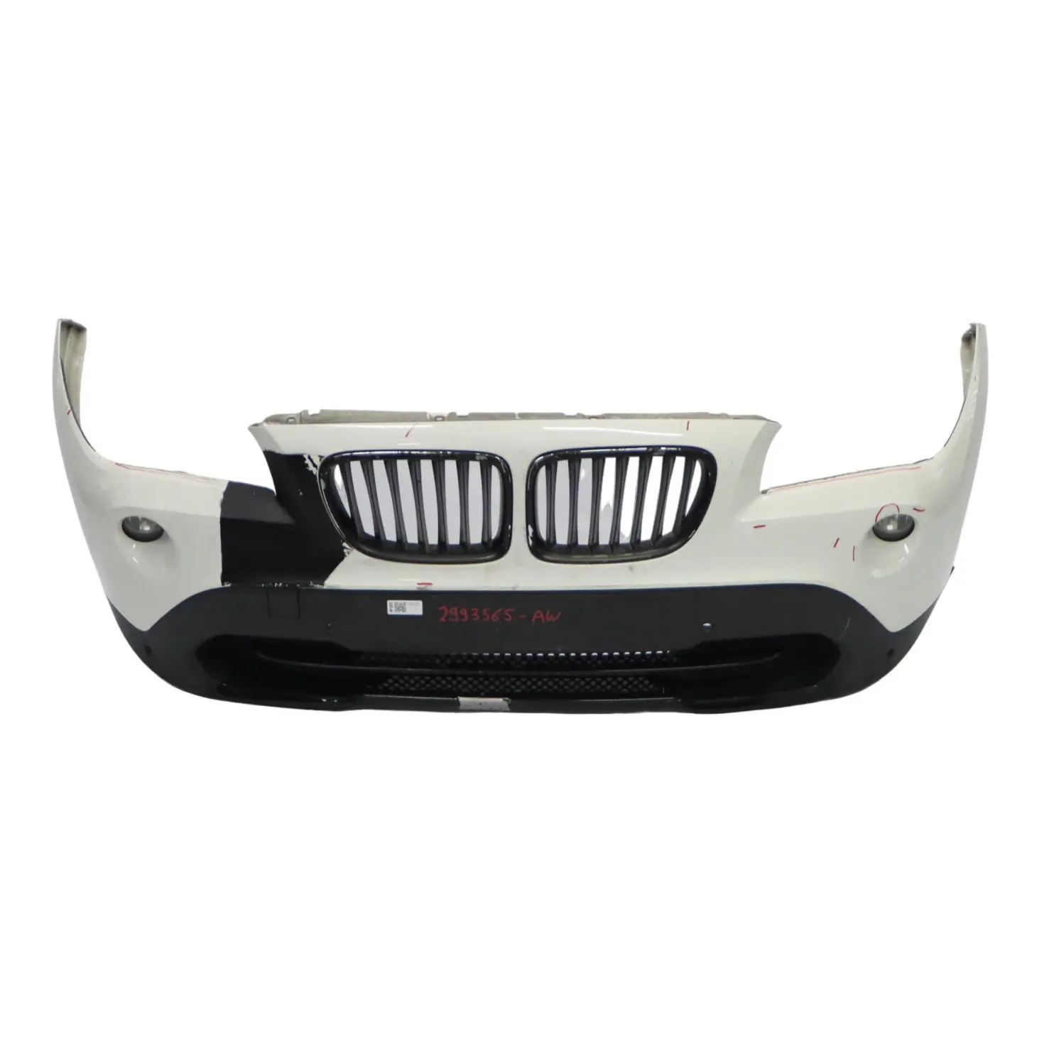 BMW X1 E84 Front Bumper Cover PDC Panel Alpinweiss Alpine White 3 - 300