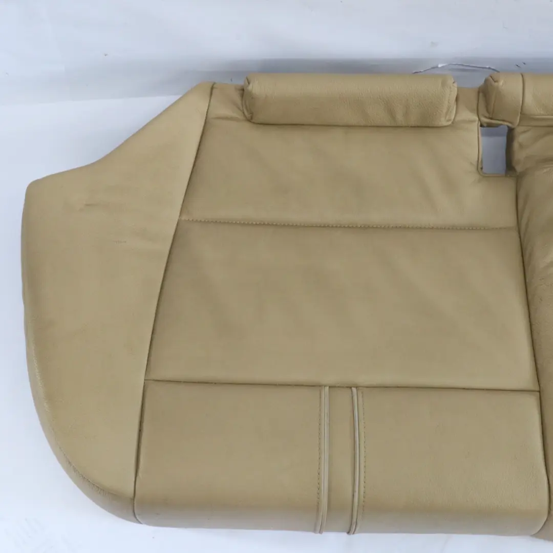 BMW X3 E83 Siedzenie Tylnej Kanapy Vinyl Sensatec Sandbeige Beżowe 3410359