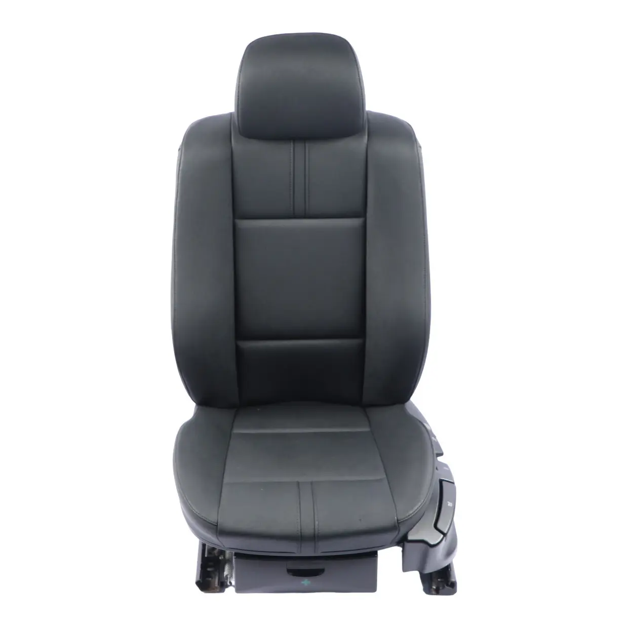 BMW X3 E83 Front Left N/S Seat Sensatec Imitation Leather Black Interior