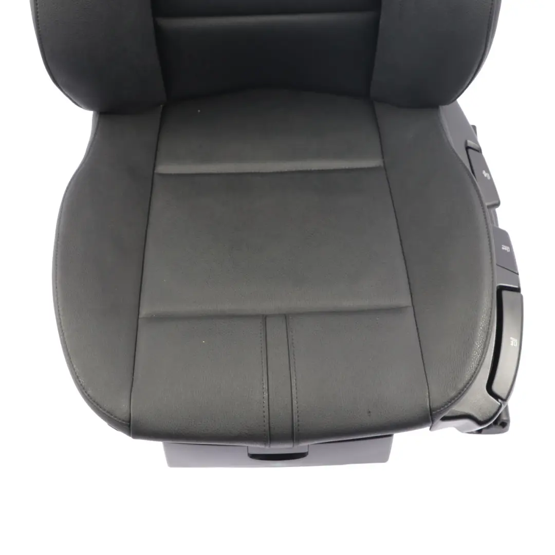 BMW X3 E83 Front Left N/S Seat Sensatec Imitation Leather Black Interior