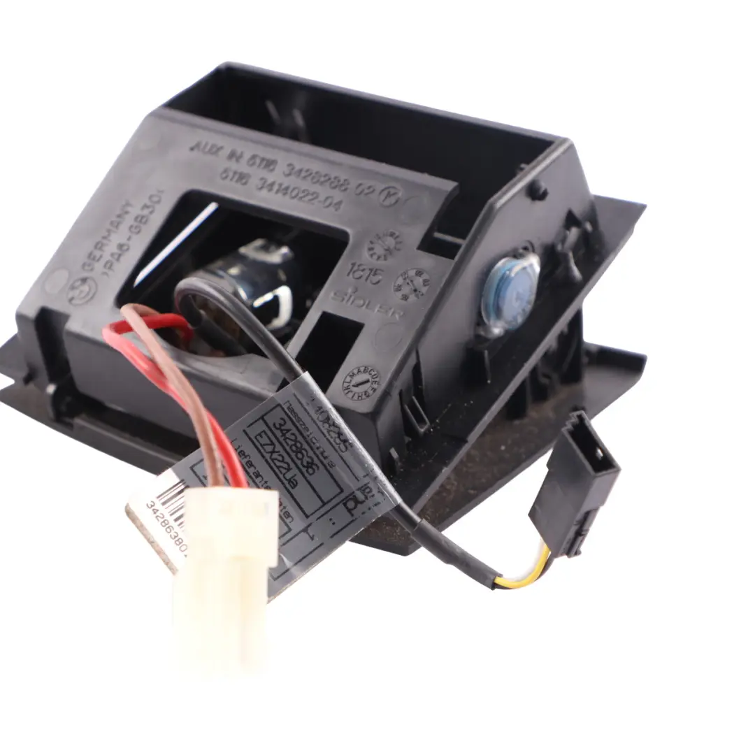 Aux Socket BMW X3 E83 LCI Rear Center Console Lighter Socket Cover Black 3428288