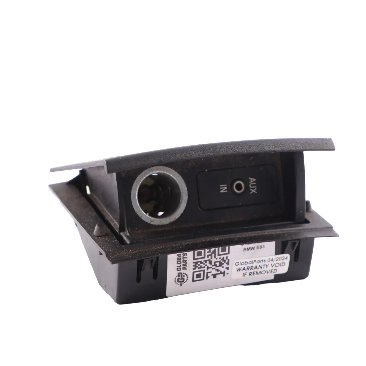 Aux Socket BMW X3 E83 LCI Rear Center Console Lighter Socket Cover Black 3428288