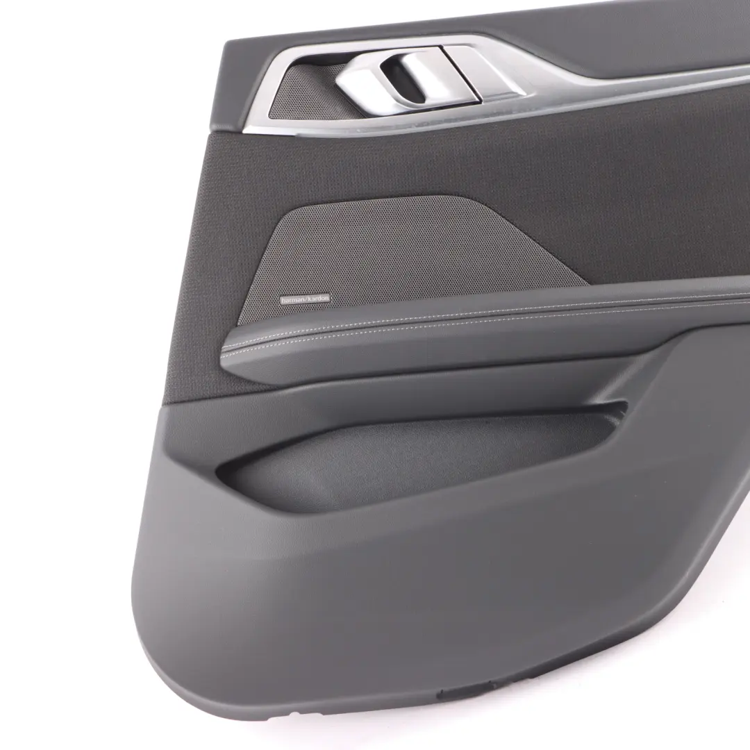 BMW G26 Door Card Rear Right O/S Door Lining Panel Leather Black 5A418F8