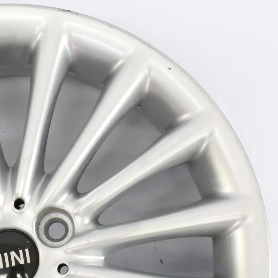 Mini Cooper R50 R55 R56 R57 Silver Wheel Alloy Rim 17" 7J Multi-Spoke 108