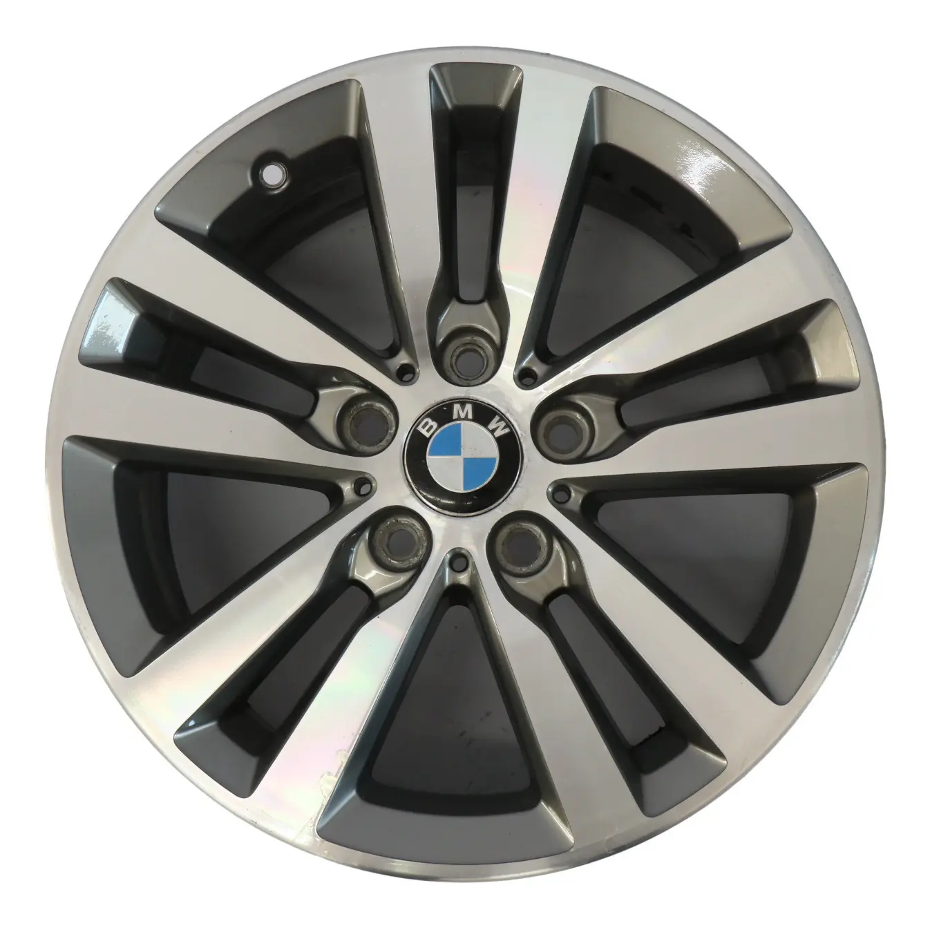 BMW F20 F21 F22 F23 Ferricgrey Wheel Alloy Rim 17" Double Spoke 655 ET:43 7,5J