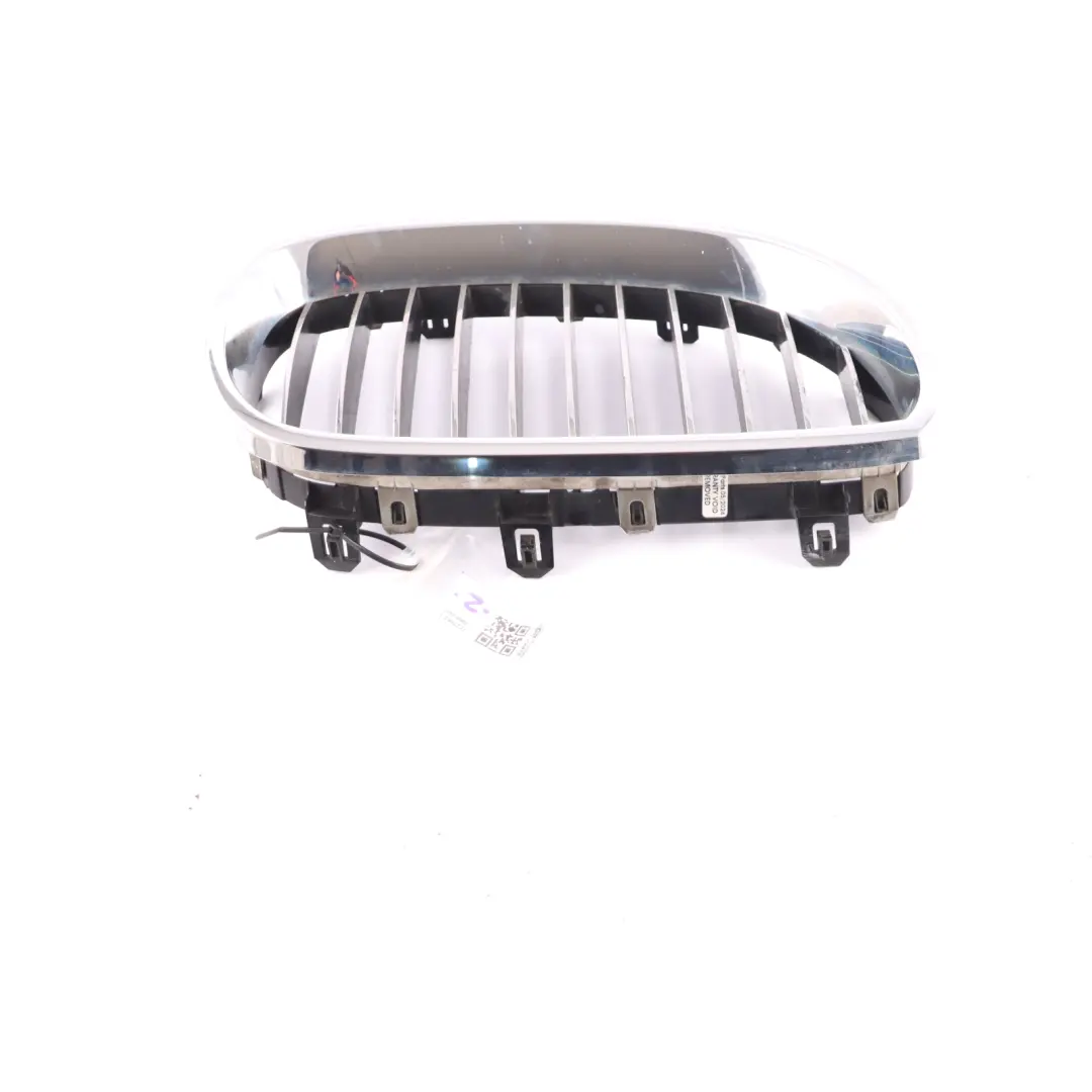 BMW E60 E61 Front Bumper Grille Kidney Right O/S Cover Chrome Black 7027062