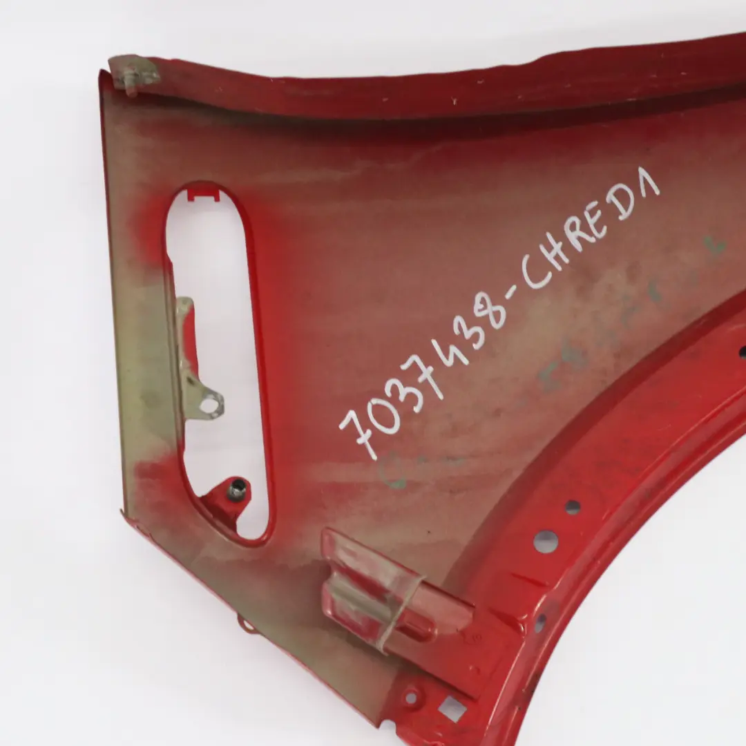 Mini R50 R52 R53 Delantero Derecho Panel Lateral Guardabarros Chili Red - 851