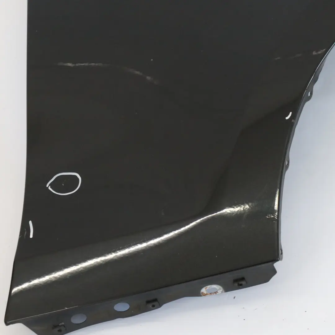 BMW E87 Panel Lateral Guardabarros Delantero Derecho Negro Zafiro Metalico 475