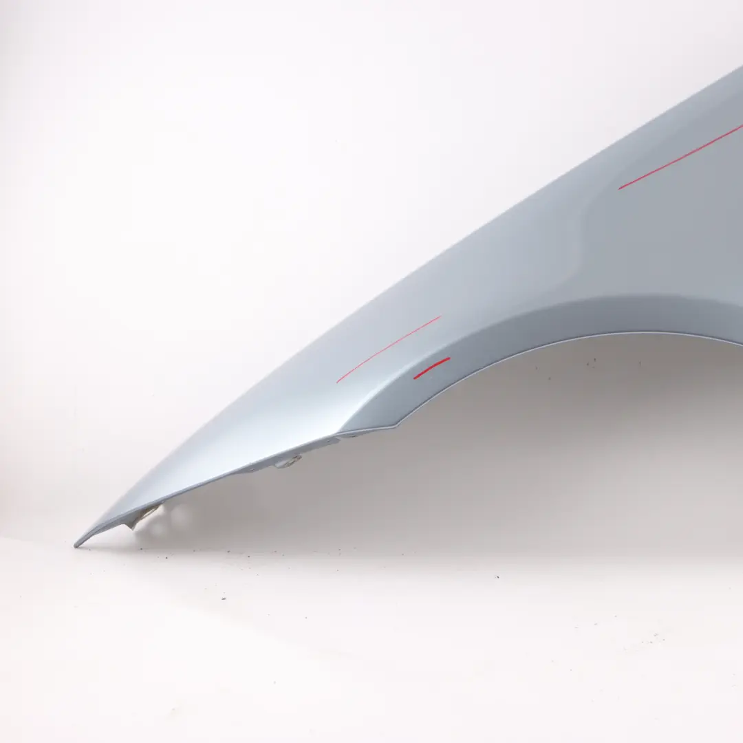 BMW E90 E91 Side Panel Fender Wing Front Left N/S Bluewater Blue Water - 896