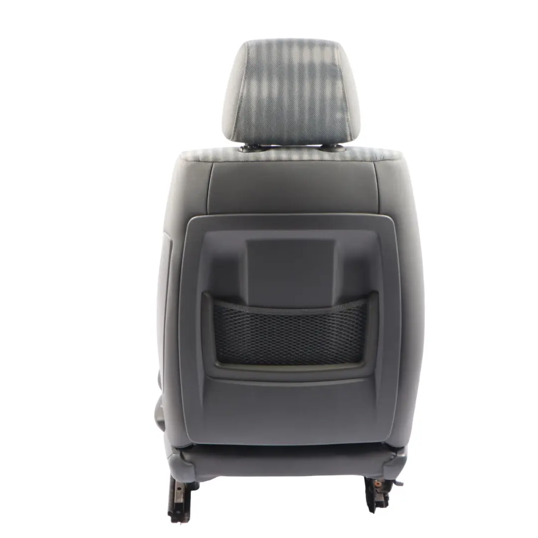 BMW 1 Series E87 Front Left N/S Cloth / Imitation Leather Seat Alaska Grey