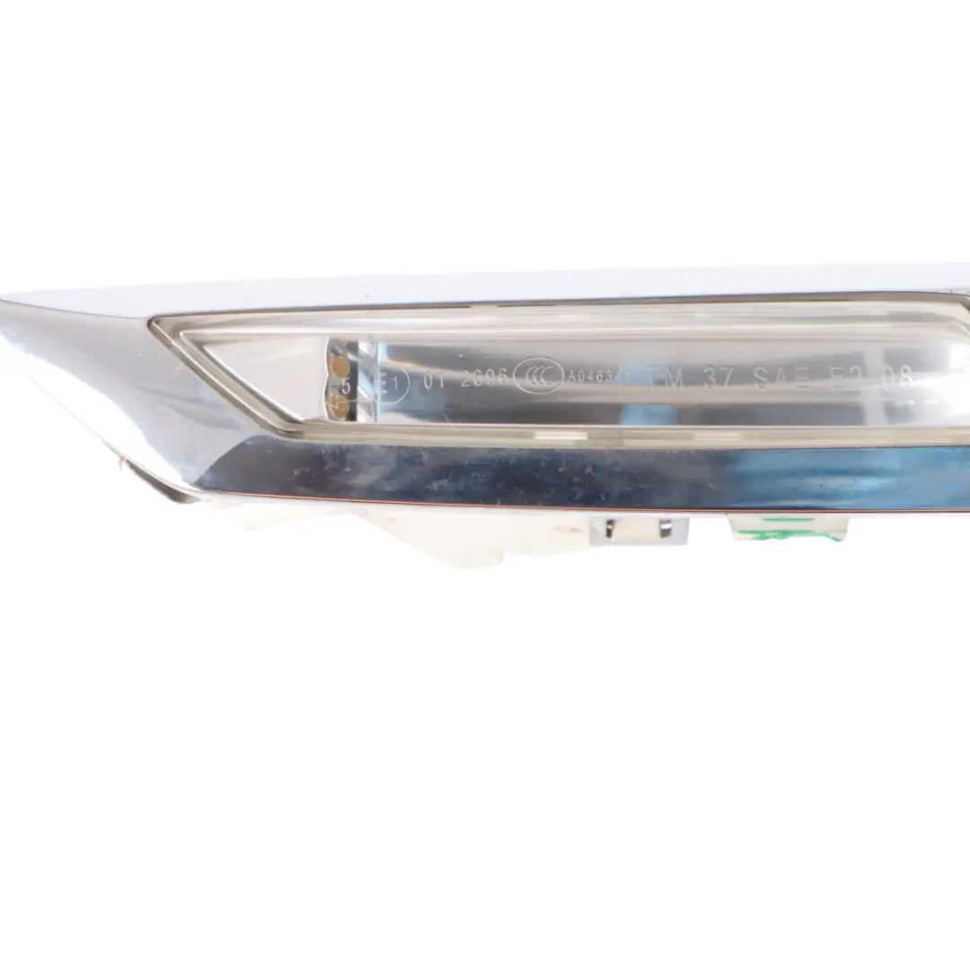 Turn Signal BMW F07 GT Fender Left N/S Additional Indicator White Chrome 7199633