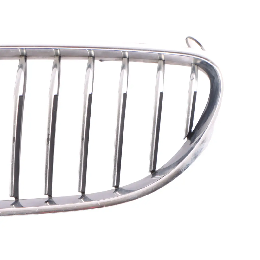 Grille BMW F13 Front Kidney Grille Grid Left N/S Silver Chrome 7212849