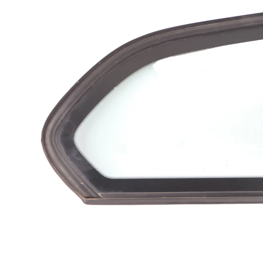 BMW E91 Touring Rear Right O/S Side Fixed Window AS2 High Gloss Black Frame