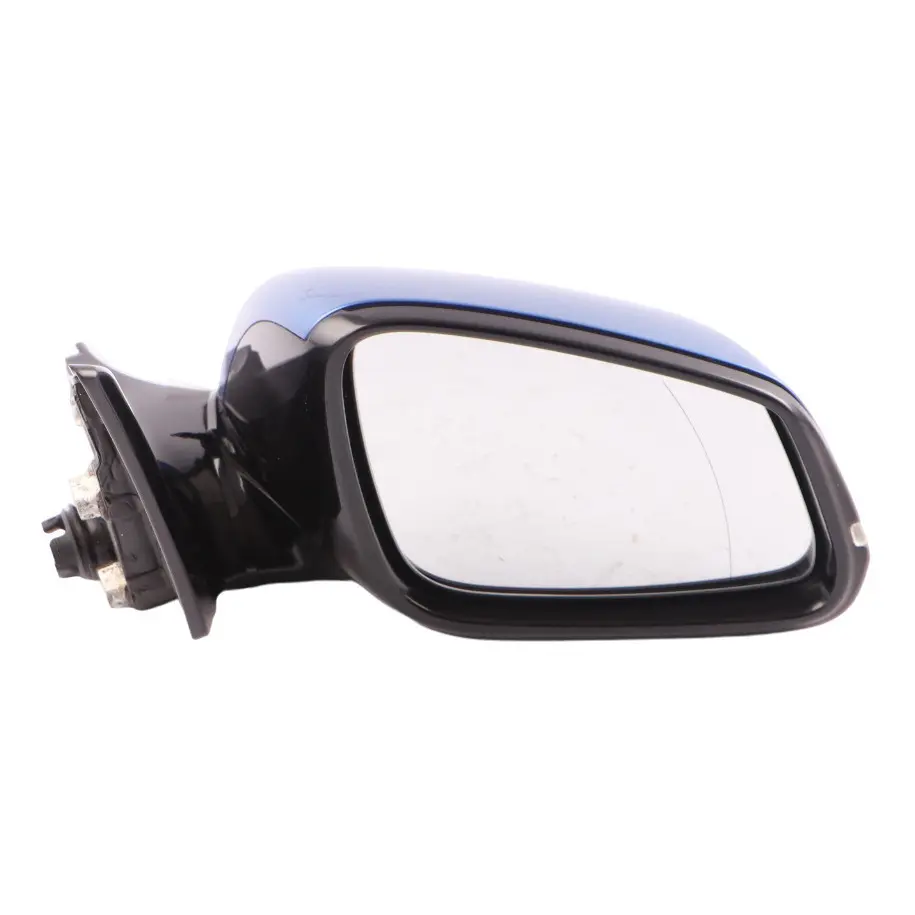 Wing Mirror BMW F30 F31 High Gloss Heated Right O/S Estorilblau Estoril Blue B45