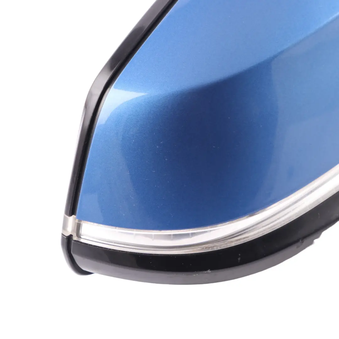 Wing Mirror BMW F30 F31 High Gloss Heated Right O/S Estorilblau Estoril Blue B45