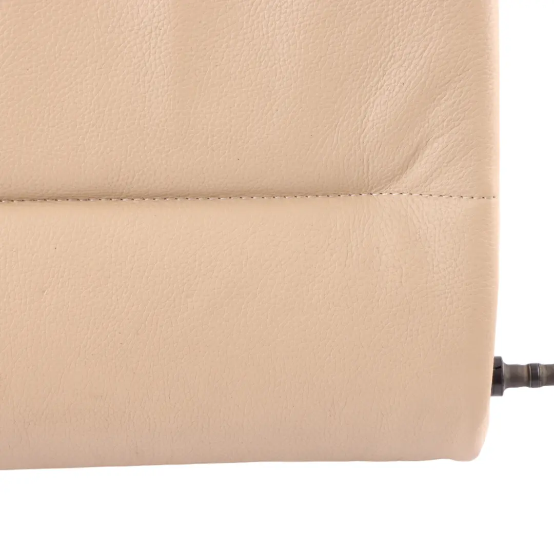 Rear Seat Backrest BMW E91 Touring Right O/S Back Cover Leather Dakota Beige