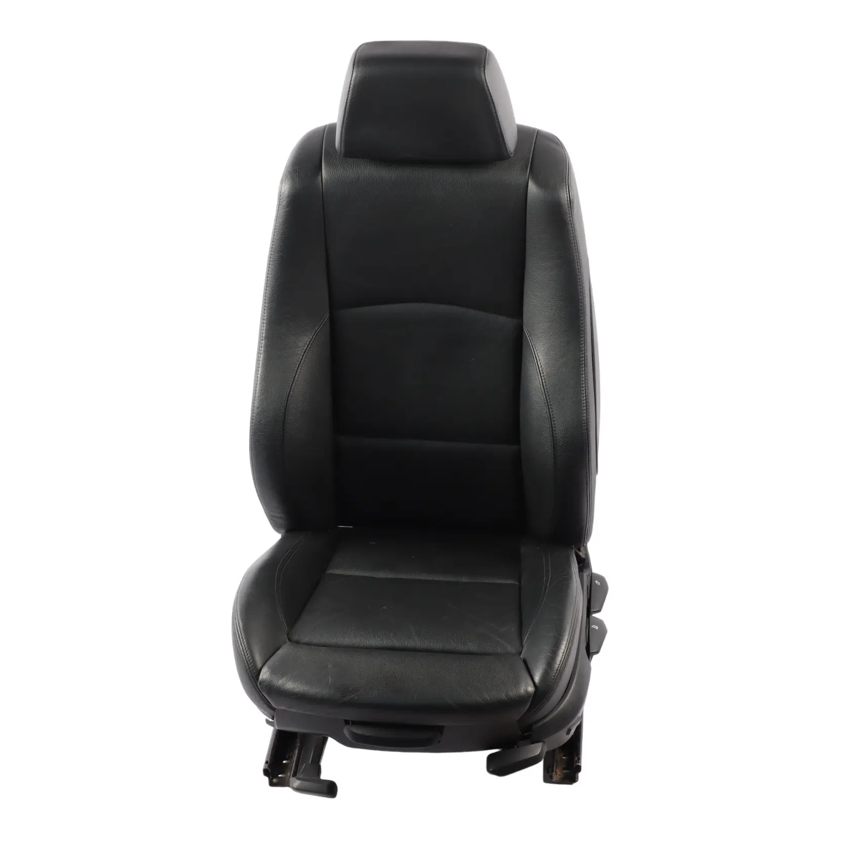 Front Seat BMW E87 LCI M Sport Left N/S Black Leather Boston Black Heated