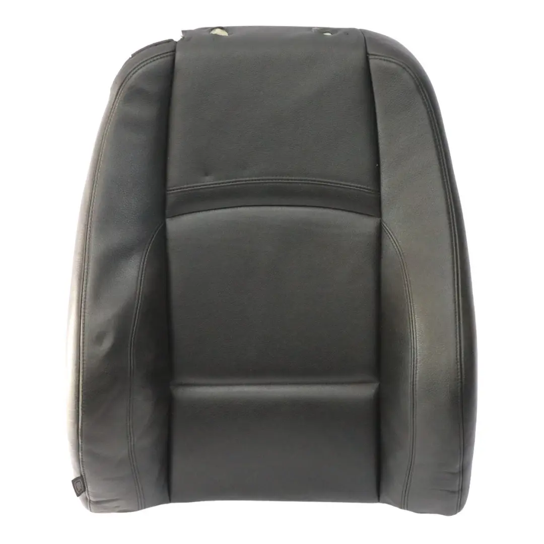 BMW E92 Cojín del respaldo asiento delantero derecho Cubierta cuero negro Dakota