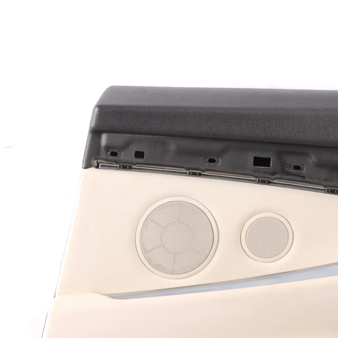 Door Card BMW F07 Rear Right O/S Door Lining Trim HiFi Leather Ivory White