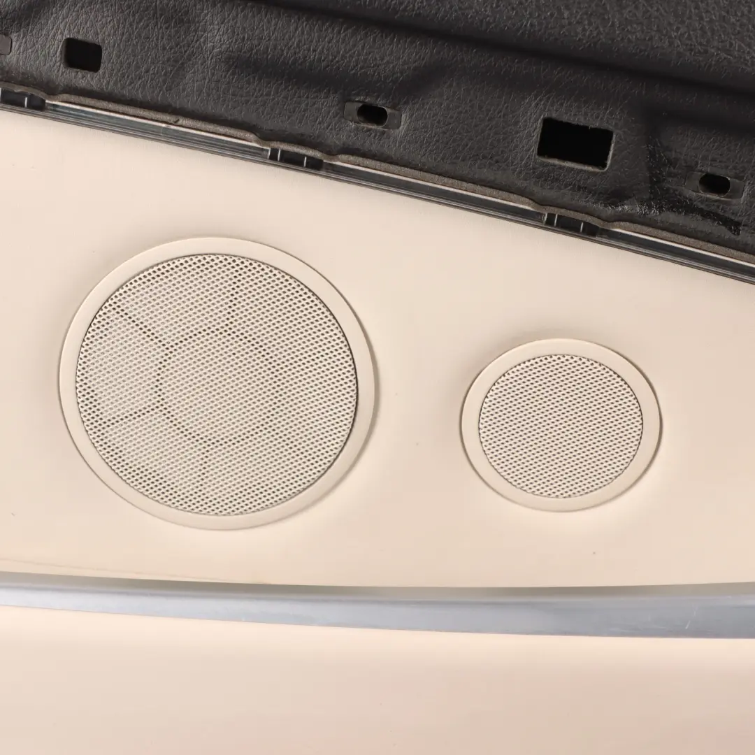 Door Card BMW F07 Rear Right O/S Door Lining Trim HiFi Leather Ivory White