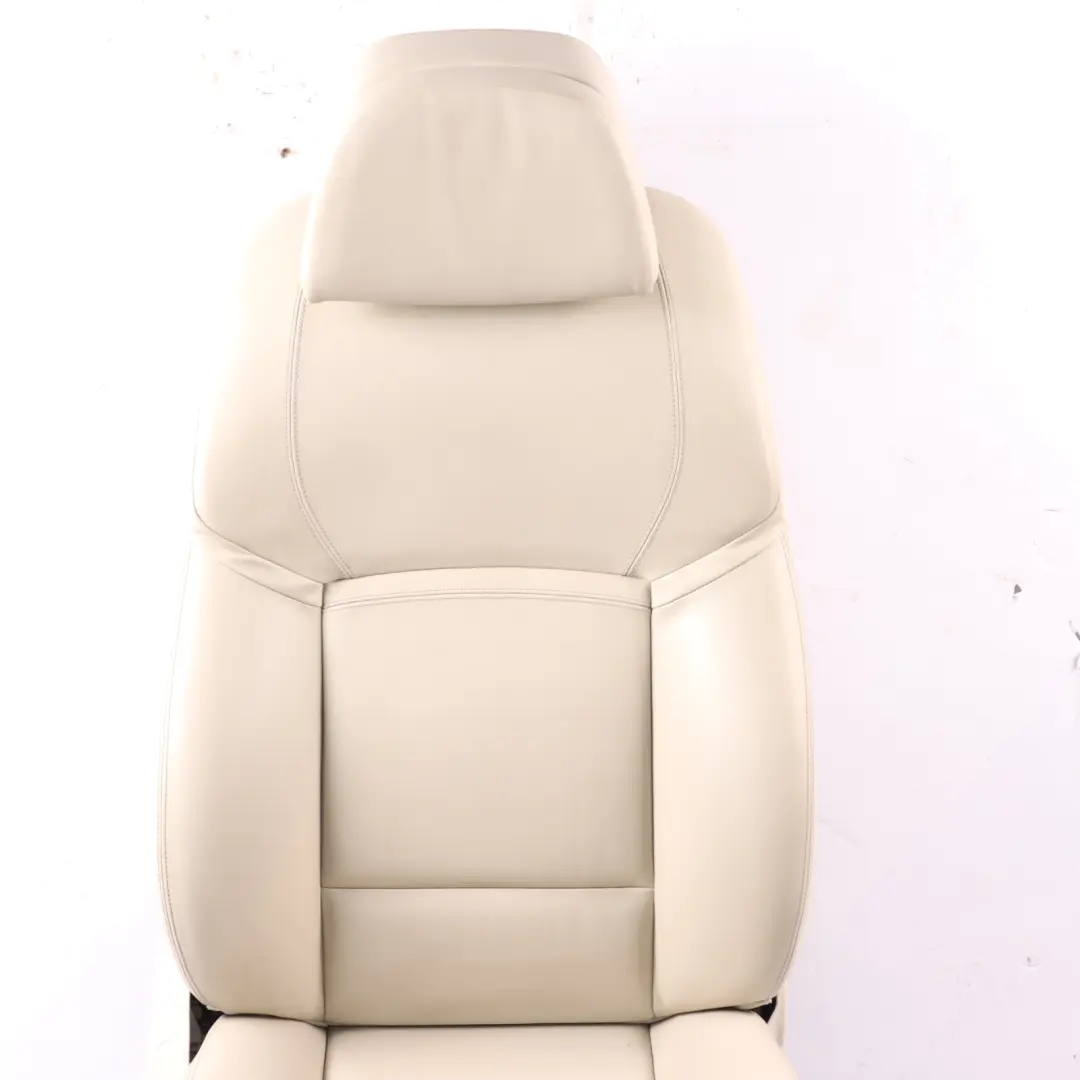 BMW F07 Front Seat Comfort Right O/S Heated Memory Leather Nappa Elfenbein Weiss