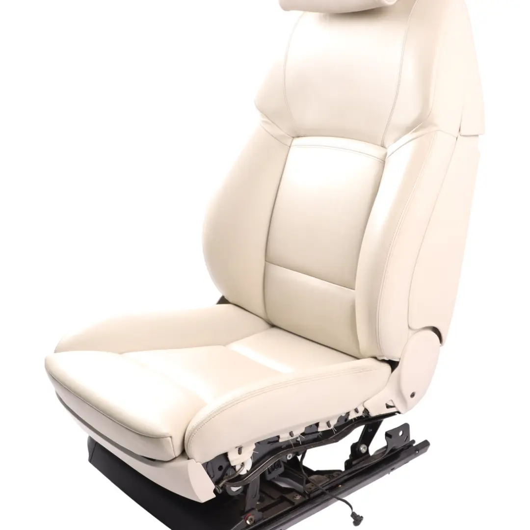 BMW F07 Front Seat Comfort Right O/S Heated Memory Leather Nappa Elfenbein Weiss