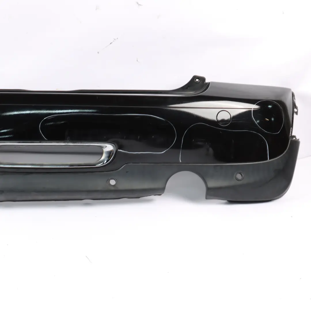 Mini R56 LCI Rear Bumper Trim Panel PDC R57 LCI R58 Midnight Black Metallic A94