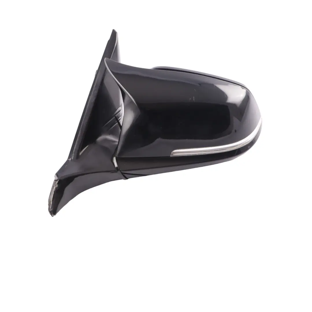 Wing Mirror BMW F21 F22 F23 Door Left N/S Outside 6 Pins High Gloss Black