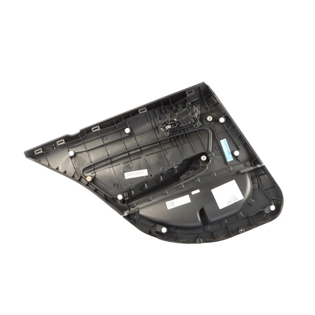 BMW F20 LCI Tarjeta Puerta Trasera Derecha Forro Panel Cuero Schwarz 7284028