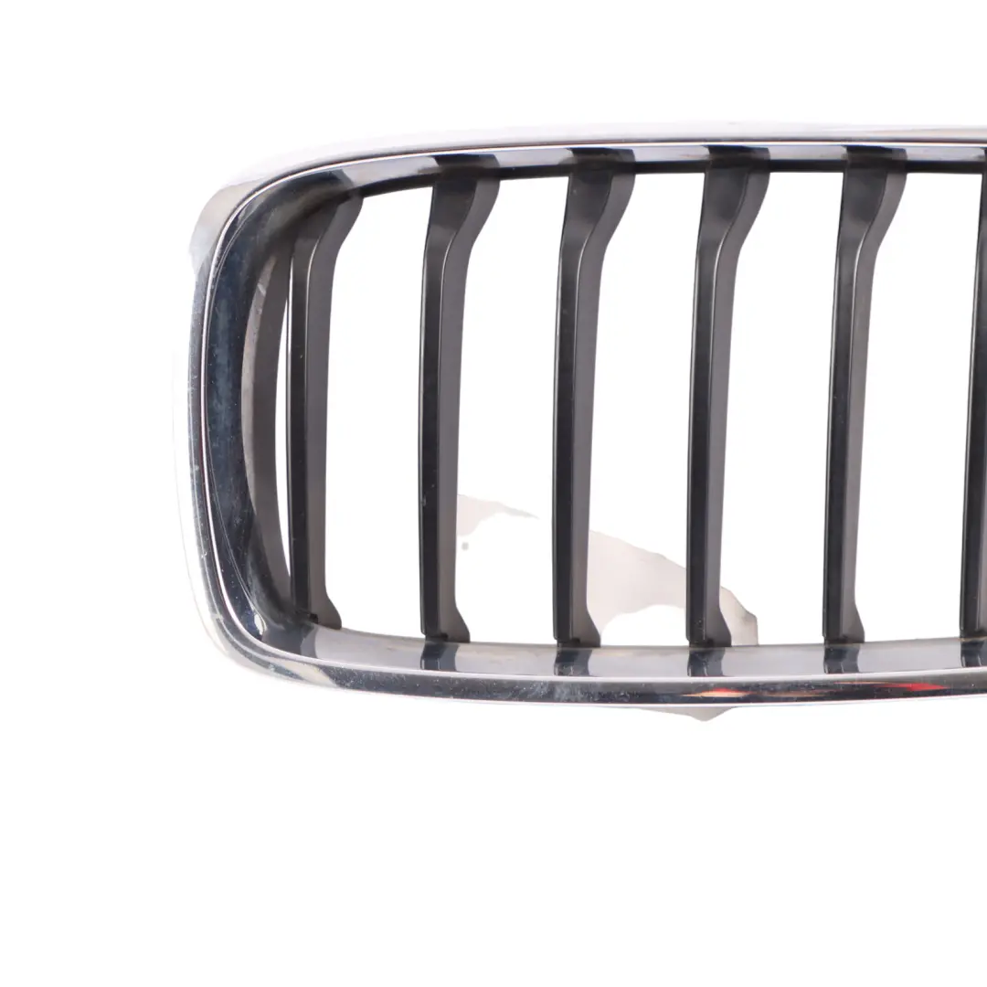 BMW F32 Front Bumper Centre Grille Left N/S Trim Panel Chrome 7294817