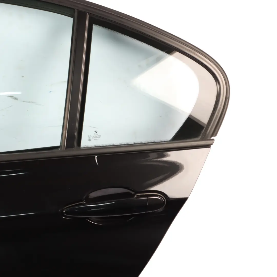 BMW F30 Rear Left Door N/S Saloon Black Sapphire Metallic - 475