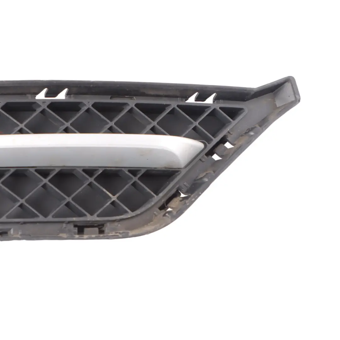 BMW X1 E84 Front Bumper Bottom Grille Trim Right O/S Black Silver 7303754