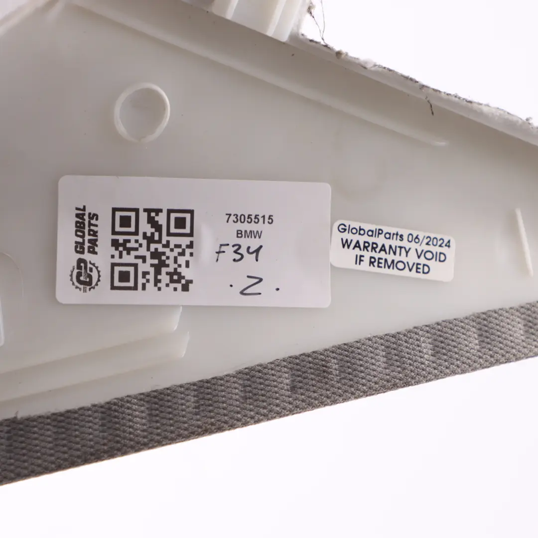 BMW F34 A-Column Trim Cover Left N/S Everest Grey 7305515