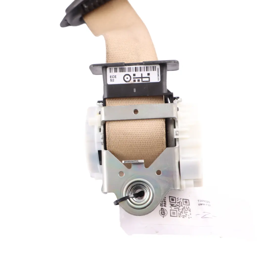 Seat Belt BMW F22 F32 Front Safety Belt Right O/S Upper VenetoBeige 7309320