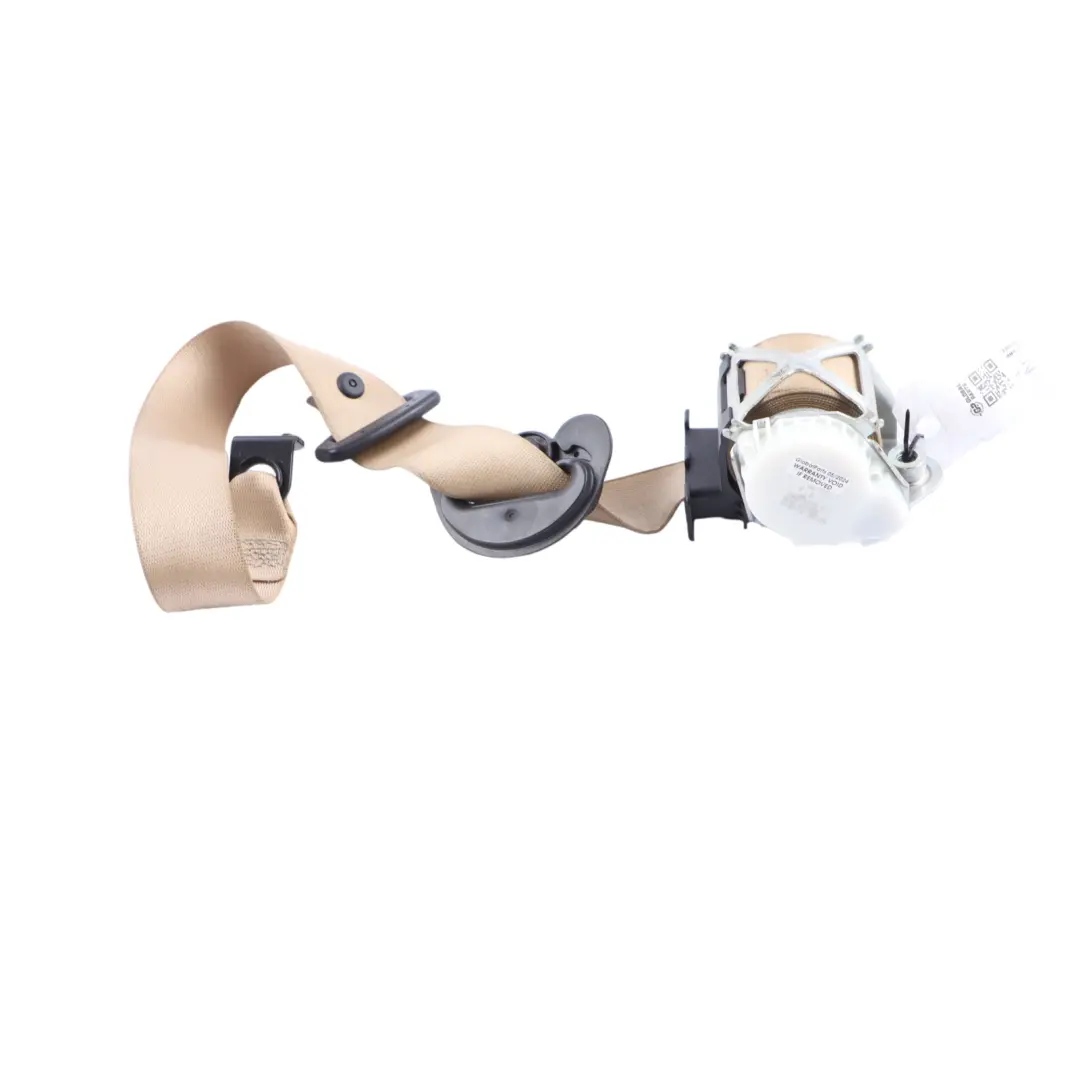 Seat Belt BMW F22 F32 Front Safety Belt Right O/S Upper VenetoBeige 7309320
