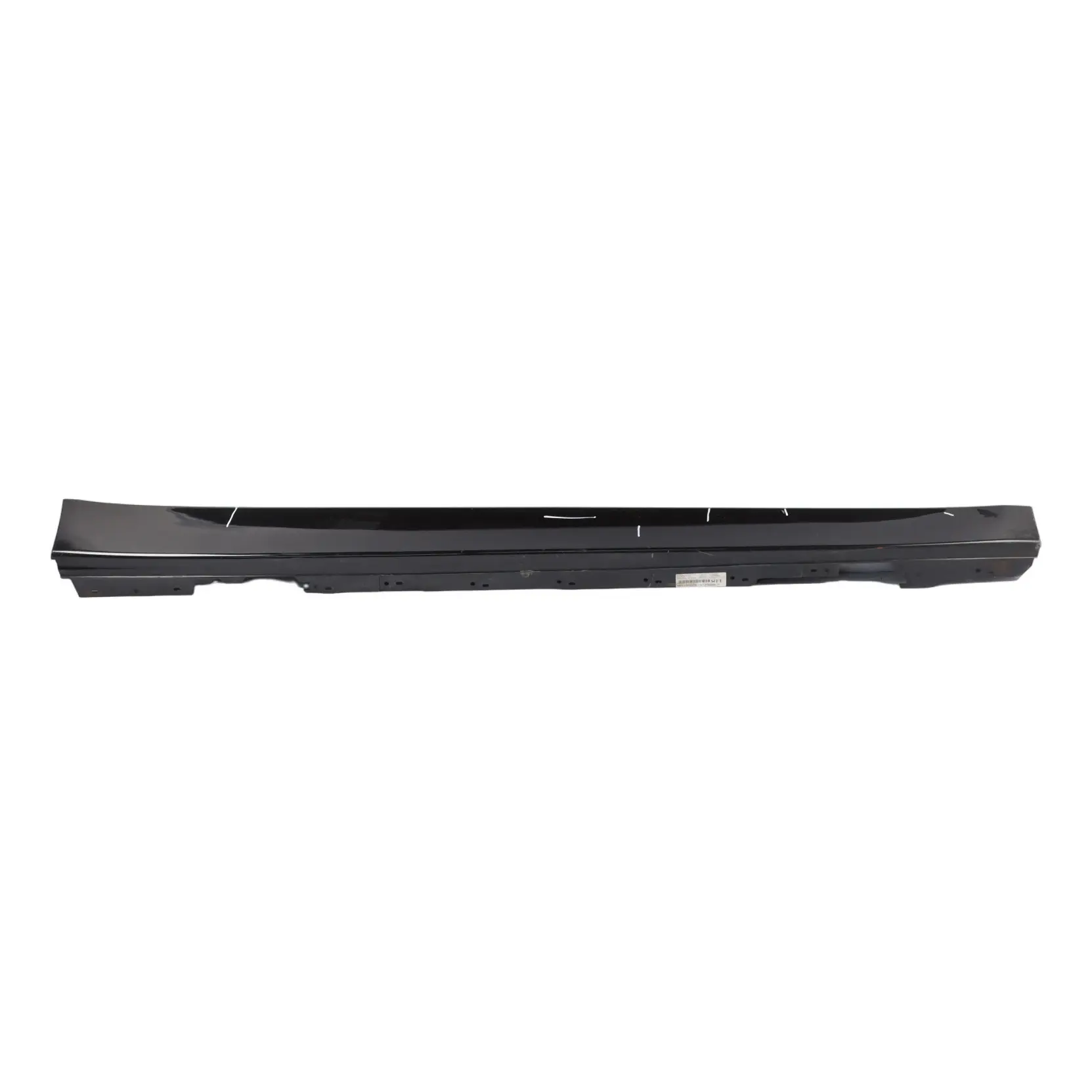 BMW F30 F31 Side Skirt Sill Strip Right O/S Black Sapphire Metallic - 475