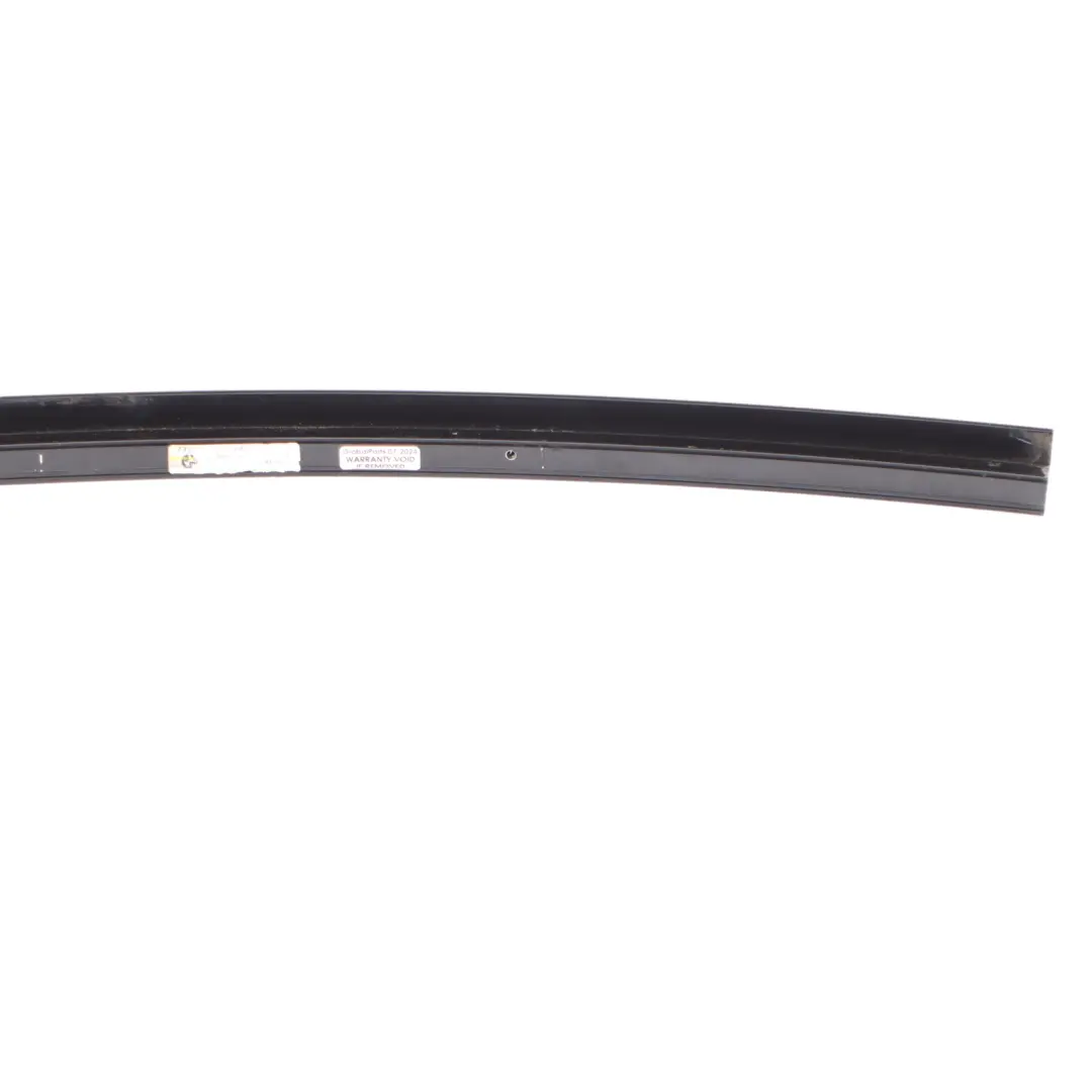 BMW X6 F16 Window Guide Rear Right O/S Web Cover Strip High Gloss 7317786