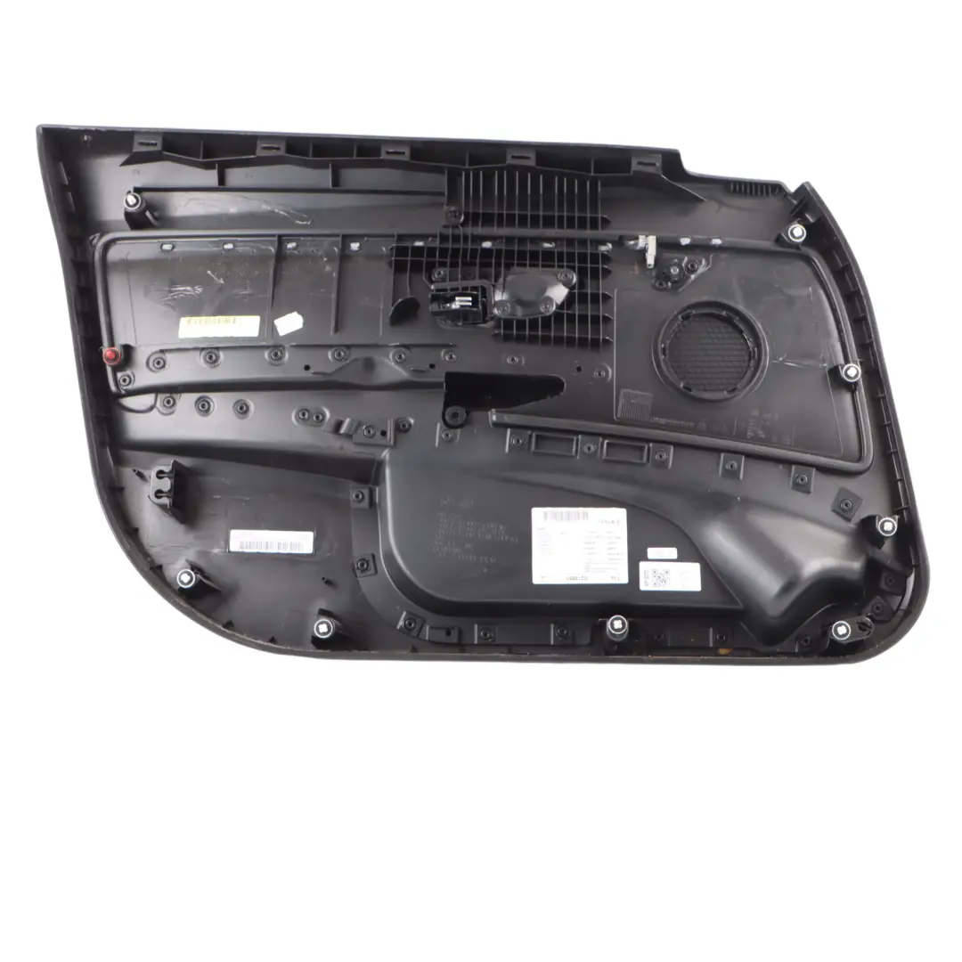 BMW F34 Door Card Front Right O/S Panel Cover Leather Black 7321242