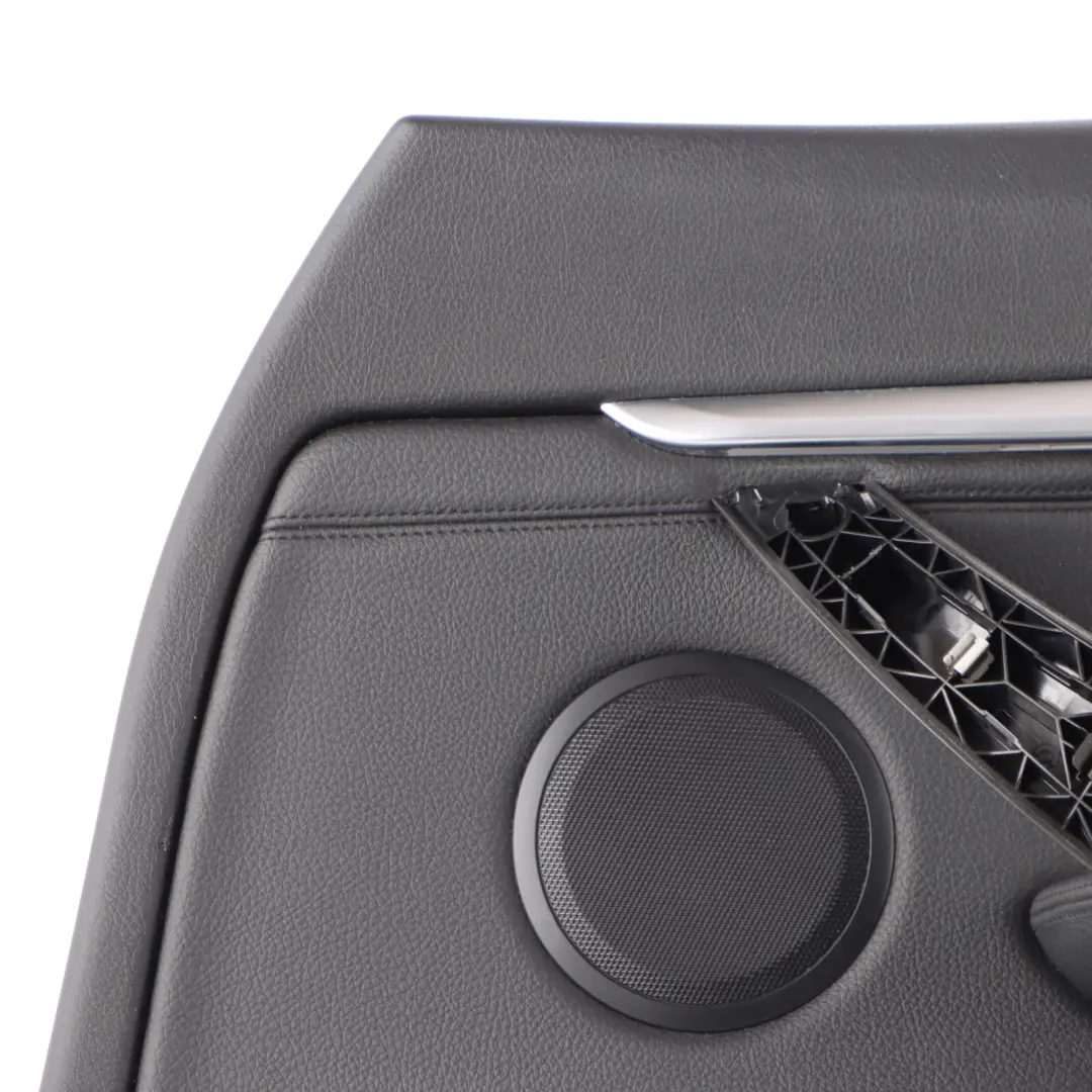 BMW F34 Door Card Front Right O/S Panel Cover Leather Black 7321242