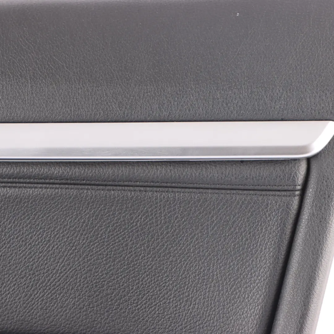 BMW F34 Door Card Front Right O/S Panel Cover Leather Black 7321242