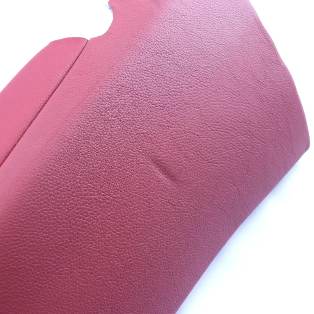 BMW F32 Rear Seat Finisher Right O/S Bench Side Lateral Cover Red Leather