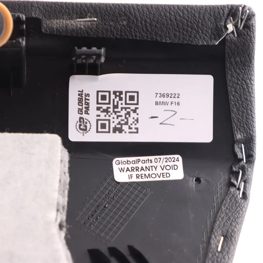BMW X6 F16 F86 C Pillar Cover Lower Right O/S Column Panel Trim Black 7369222